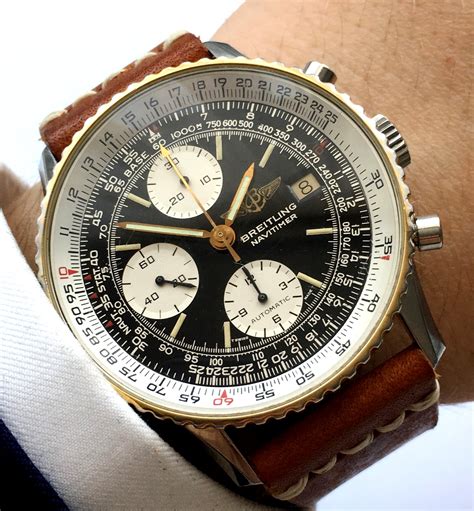 breitling navitimer gold vintage